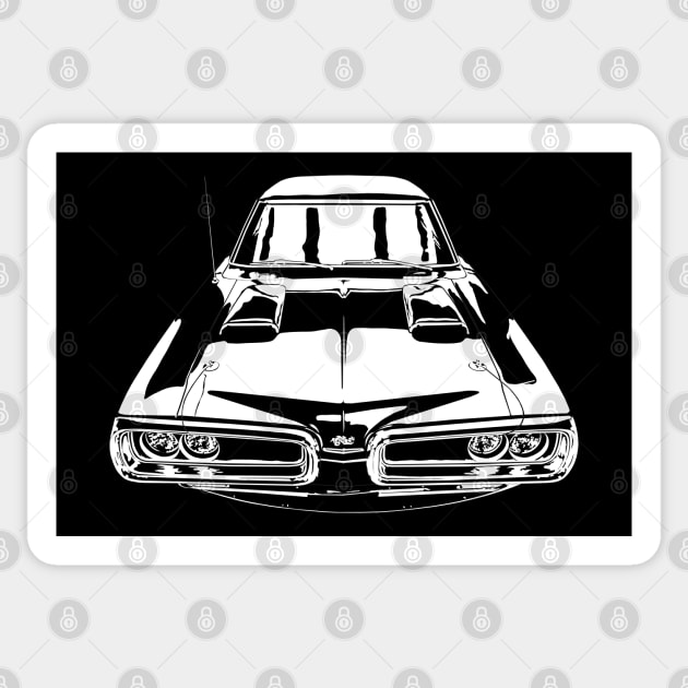 1970 Super Bee Sticker by GrizzlyVisionStudio